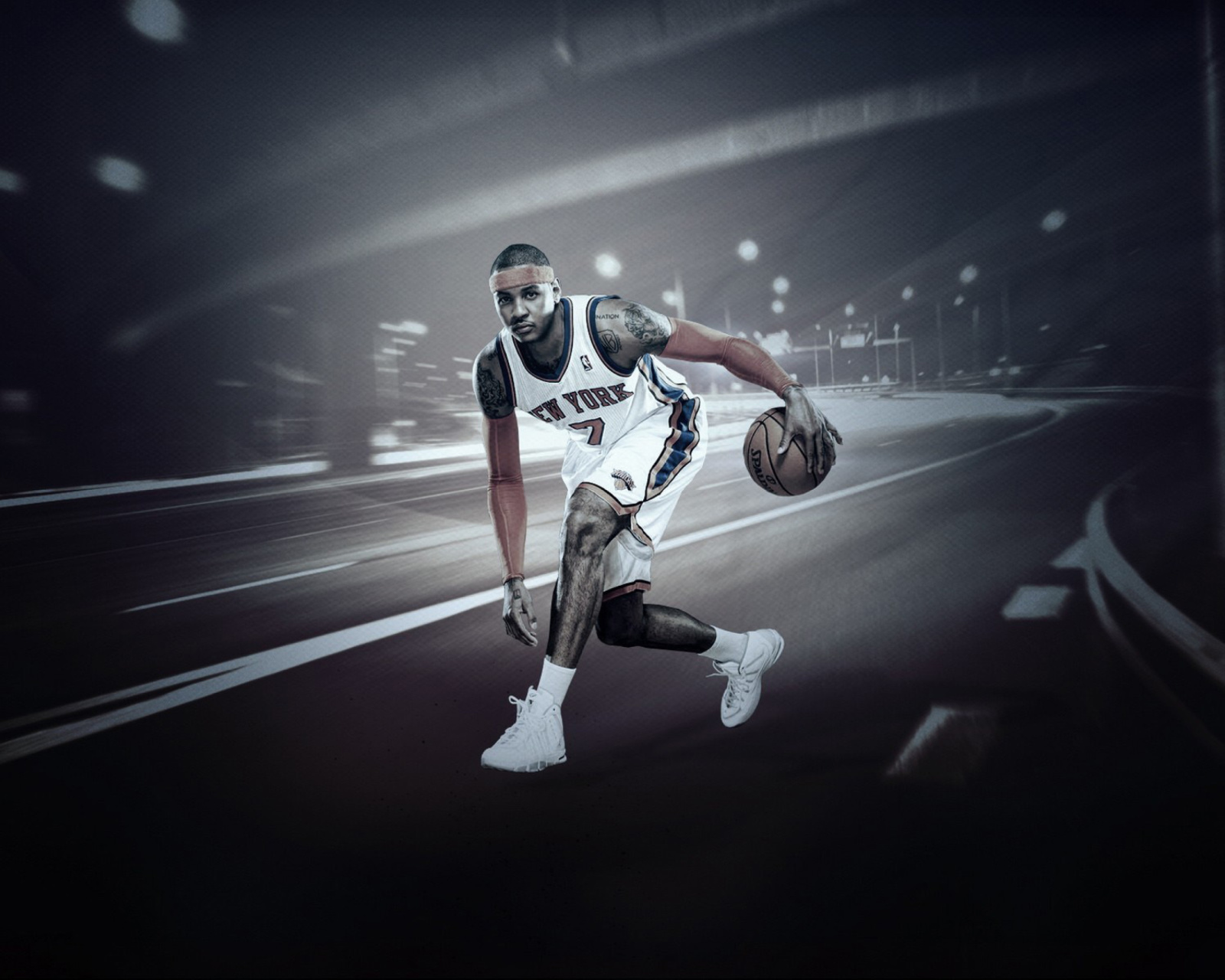 Fondo de pantalla Carmelo Anthony from New York Knicks NBA 1600x1280