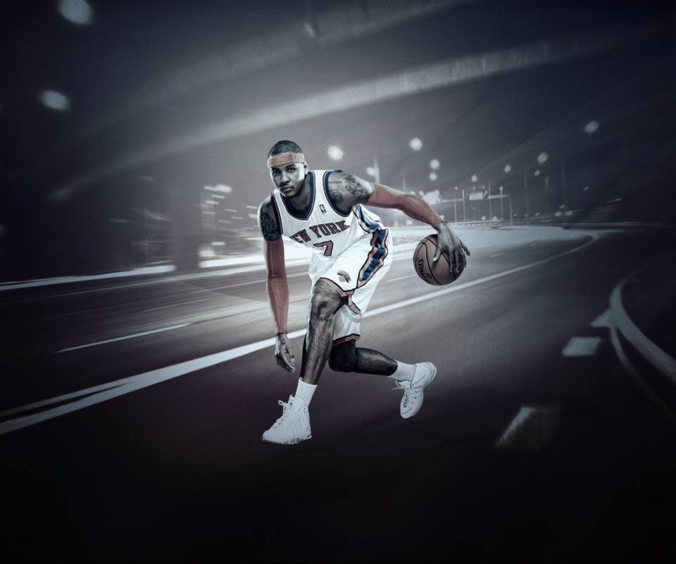 Carmelo Anthony from New York Knicks NBA wallpaper 960x800