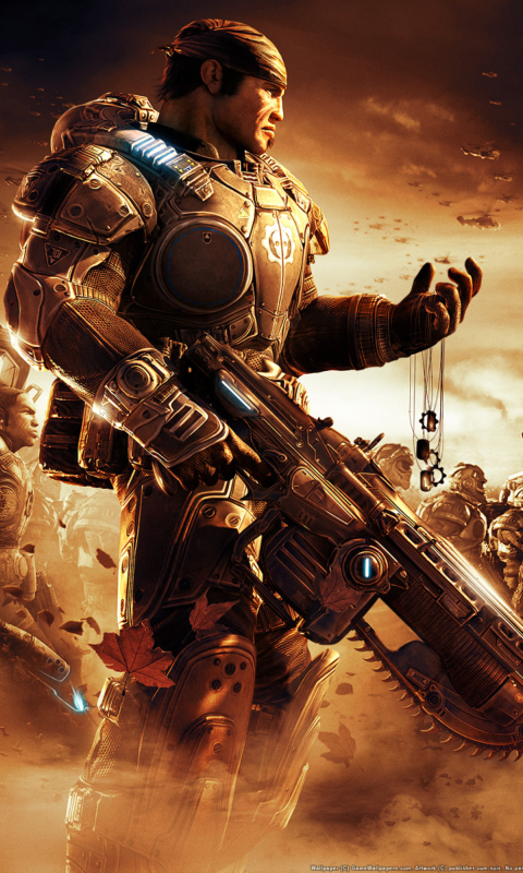 Gears Of War 2 wallpaper 480x800