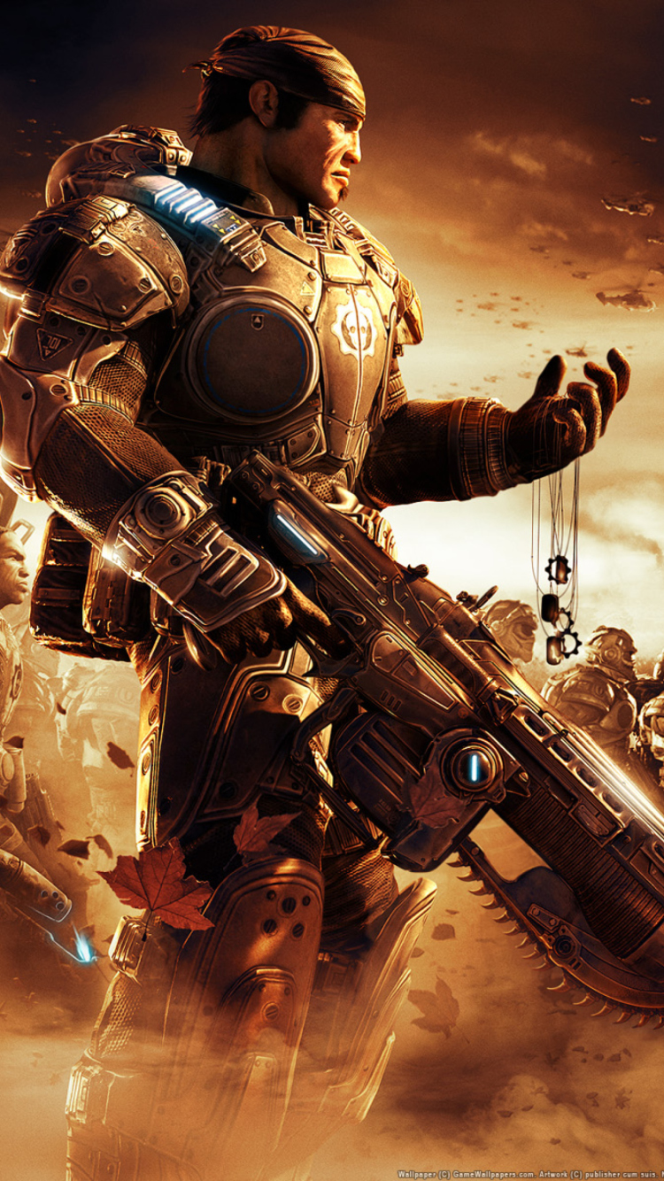 Gears Of War 2 wallpaper 750x1334