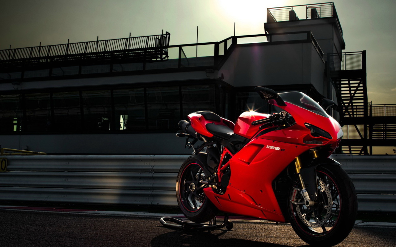 Bike Ducati 1198 wallpaper 1280x800