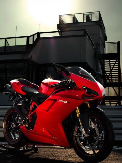 Fondo de pantalla Bike Ducati 1198 480x640