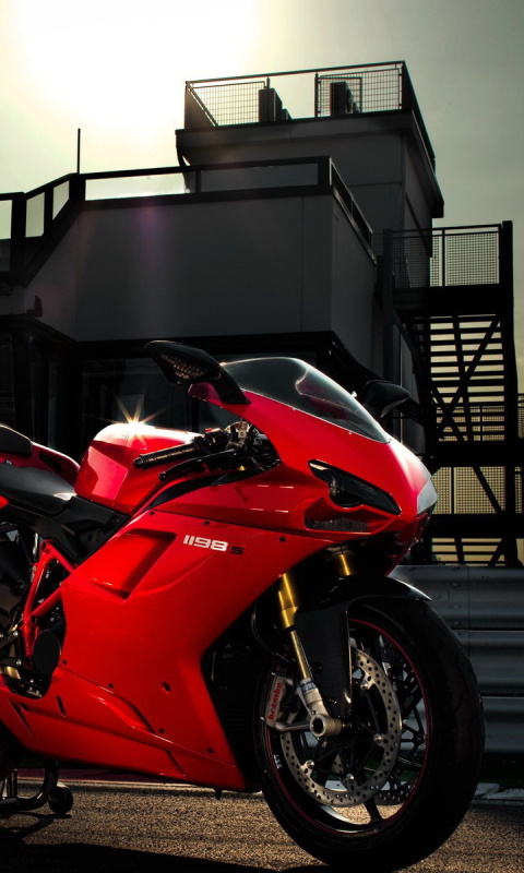 Fondo de pantalla Bike Ducati 1198 480x800