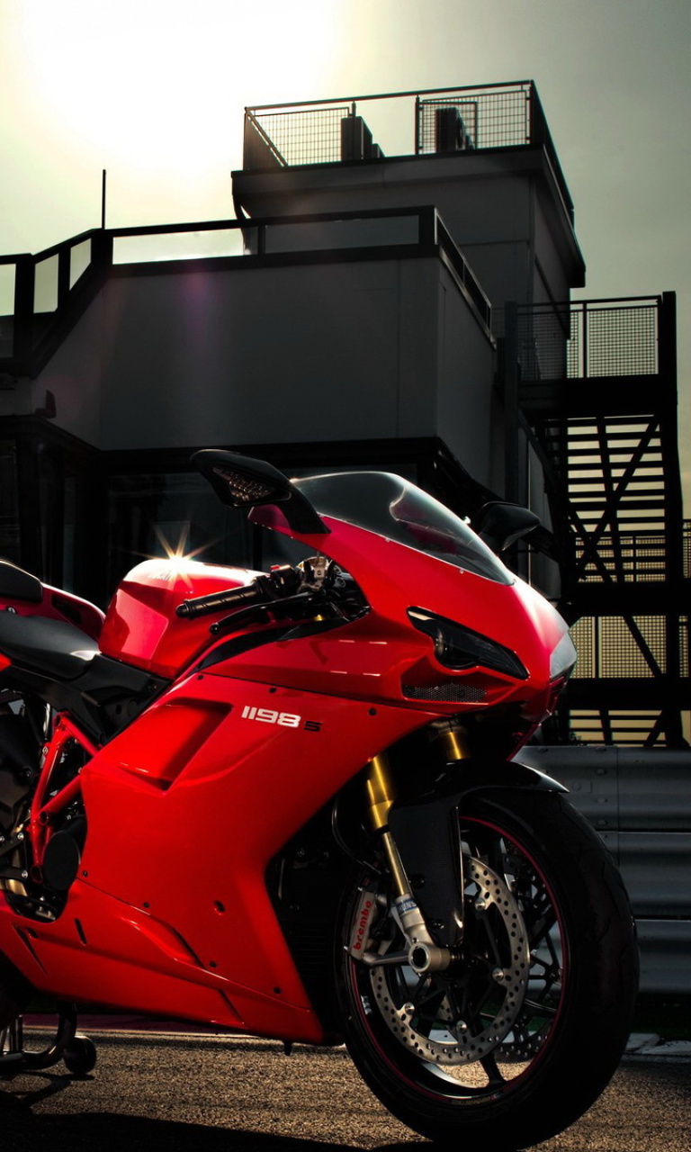 Fondo de pantalla Bike Ducati 1198 768x1280