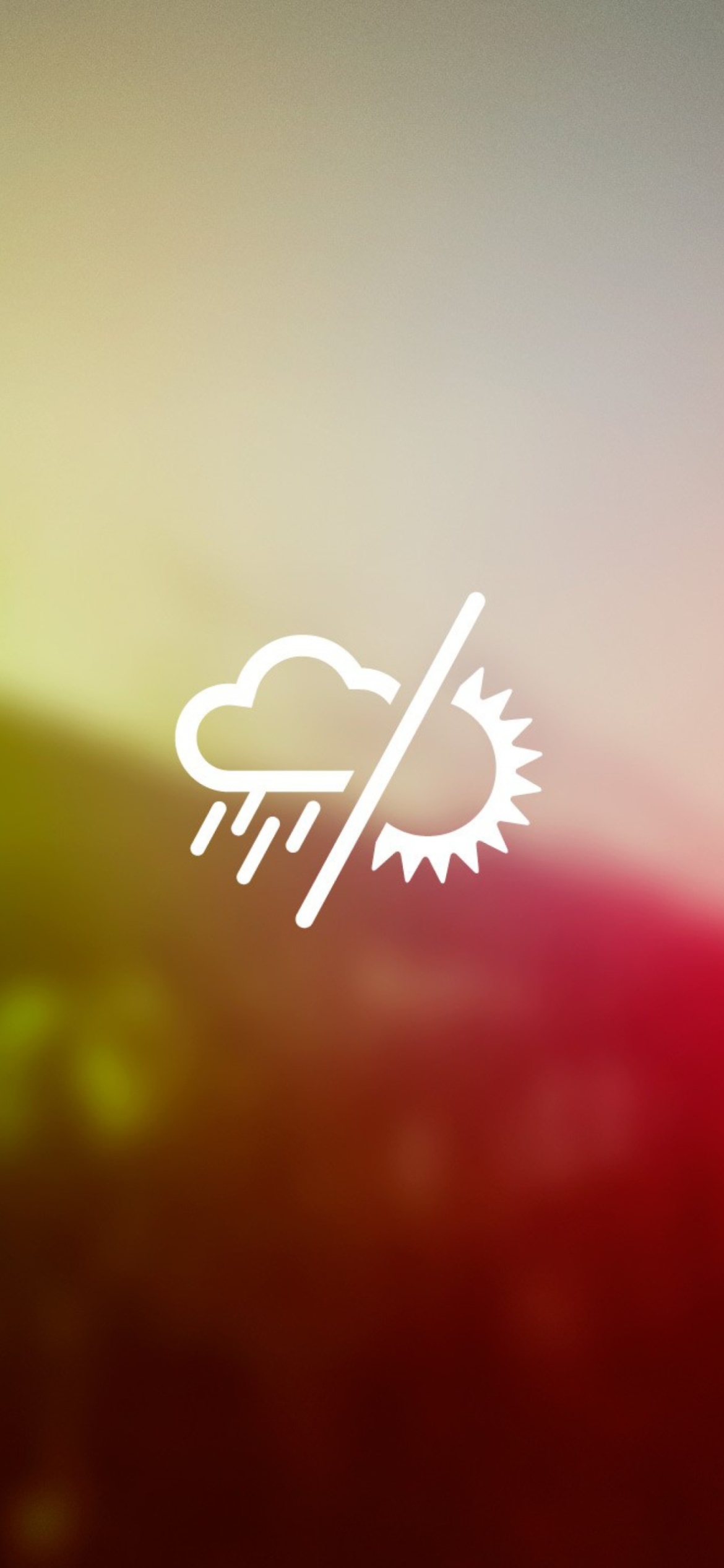 Rainy Or Sunny Weather wallpaper 1170x2532