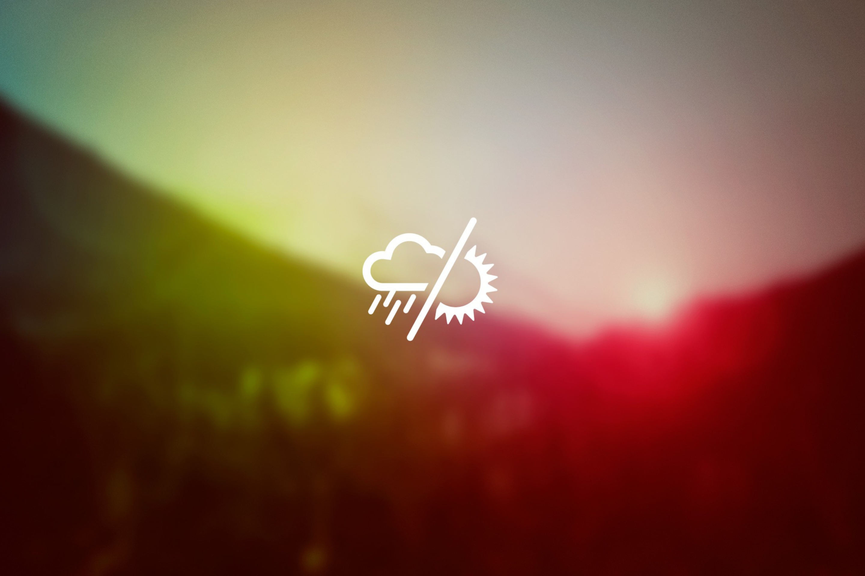 Das Rainy Or Sunny Weather Wallpaper 2880x1920