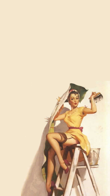 Fondo de pantalla Vintage Pin Up 360x640