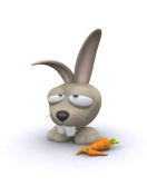 Screenshot №1 pro téma Funny Bunny 132x176