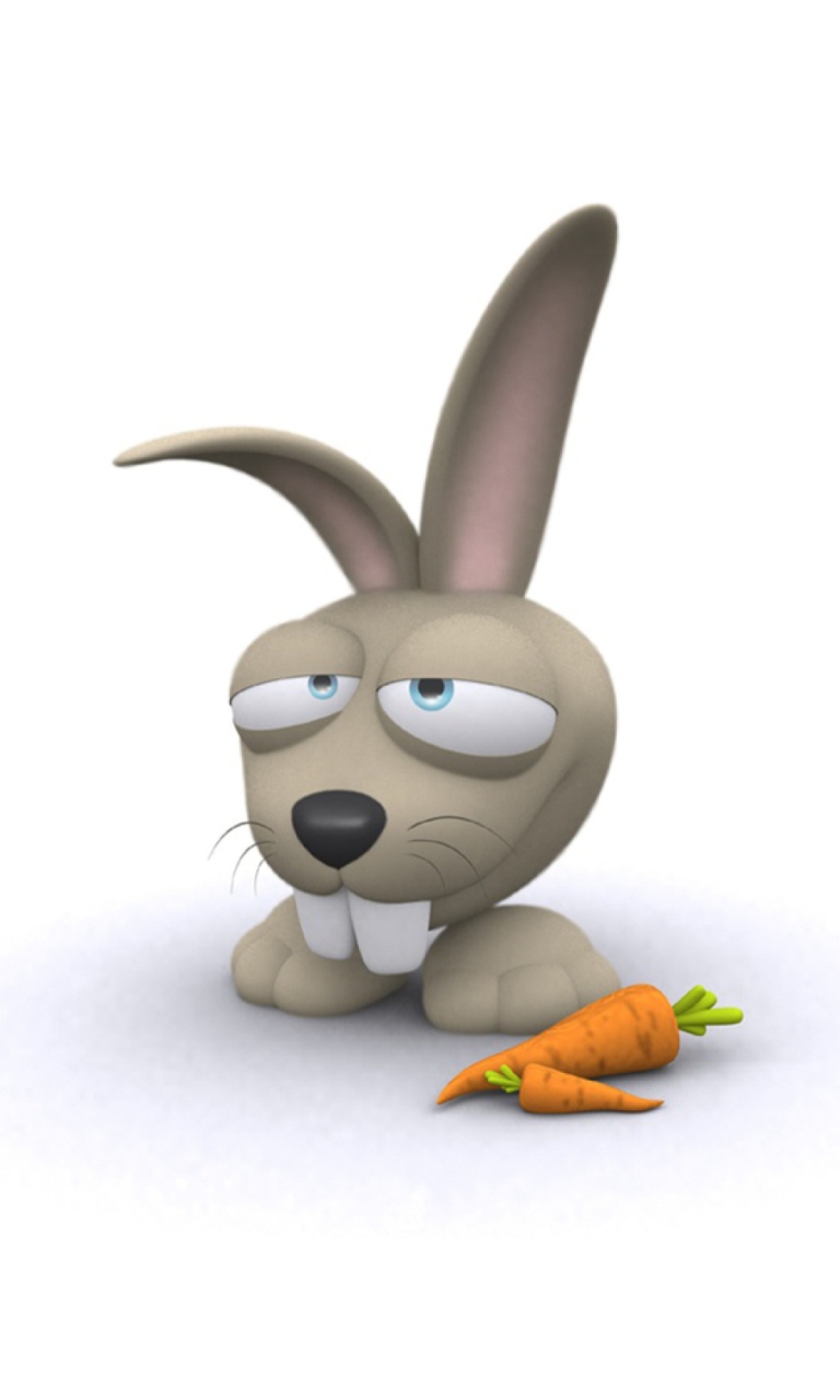 Fondo de pantalla Funny Bunny 768x1280