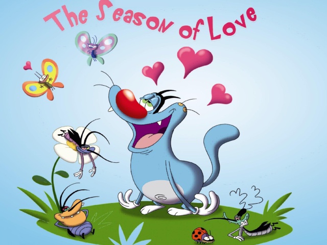 Oggy And The Cockroaches wallpaper 640x480