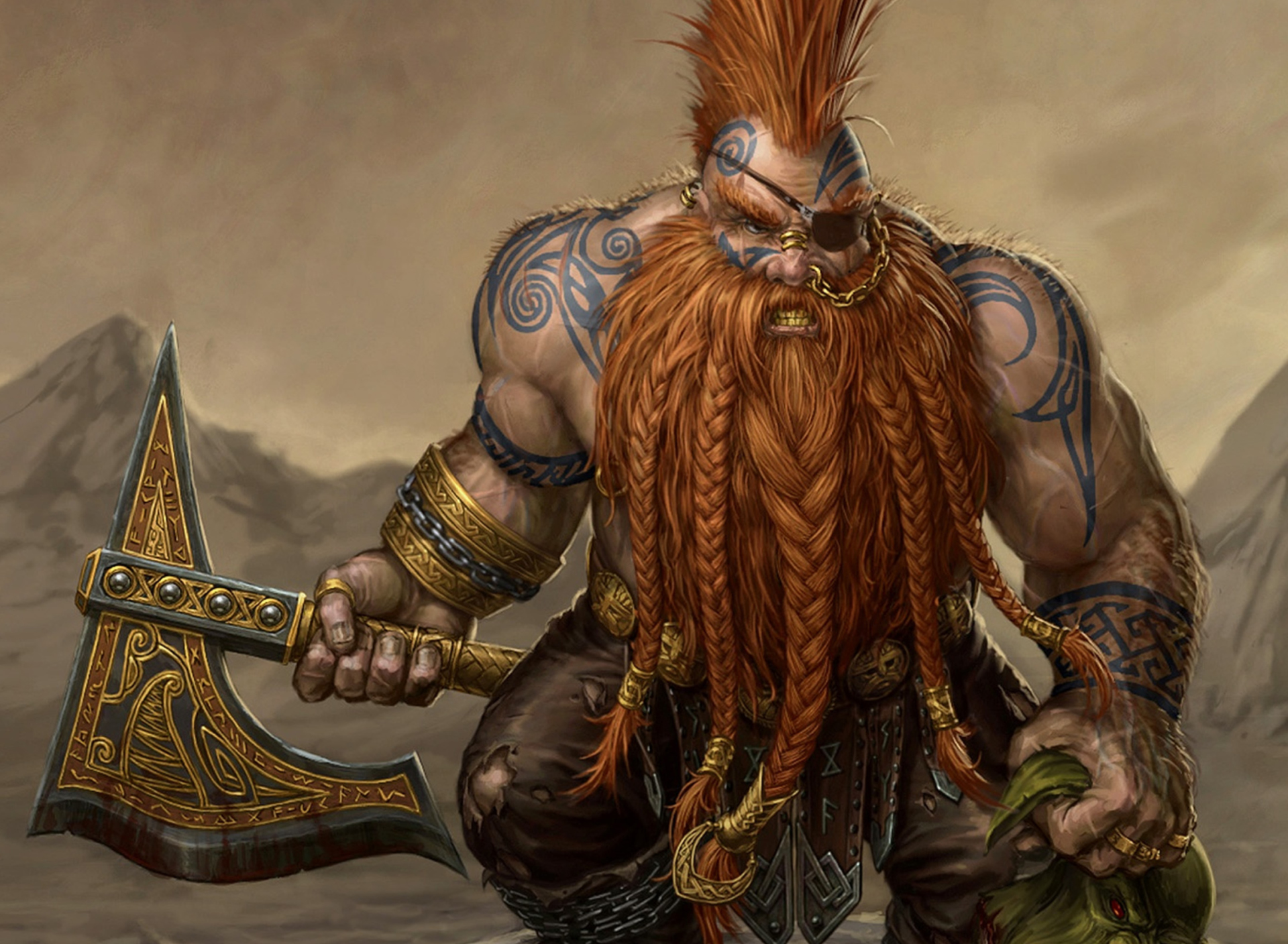 Dwarf Slayer wallpaper 1920x1408