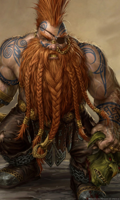 Screenshot №1 pro téma Dwarf Slayer 240x400