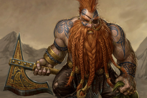 Dwarf Slayer wallpaper 480x320