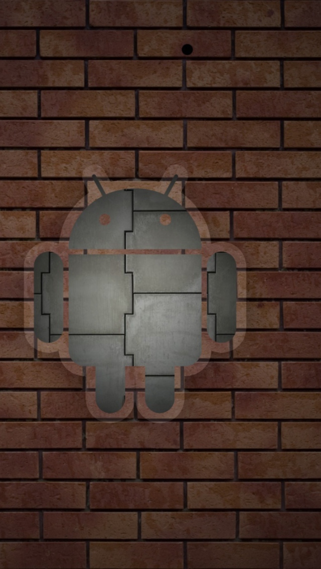 Android Logo wallpaper 640x1136