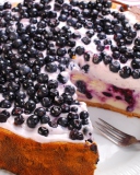 Fresh Blueberry Cake wallpaper 128x160