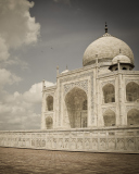 Fondo de pantalla Taj Mahal 128x160