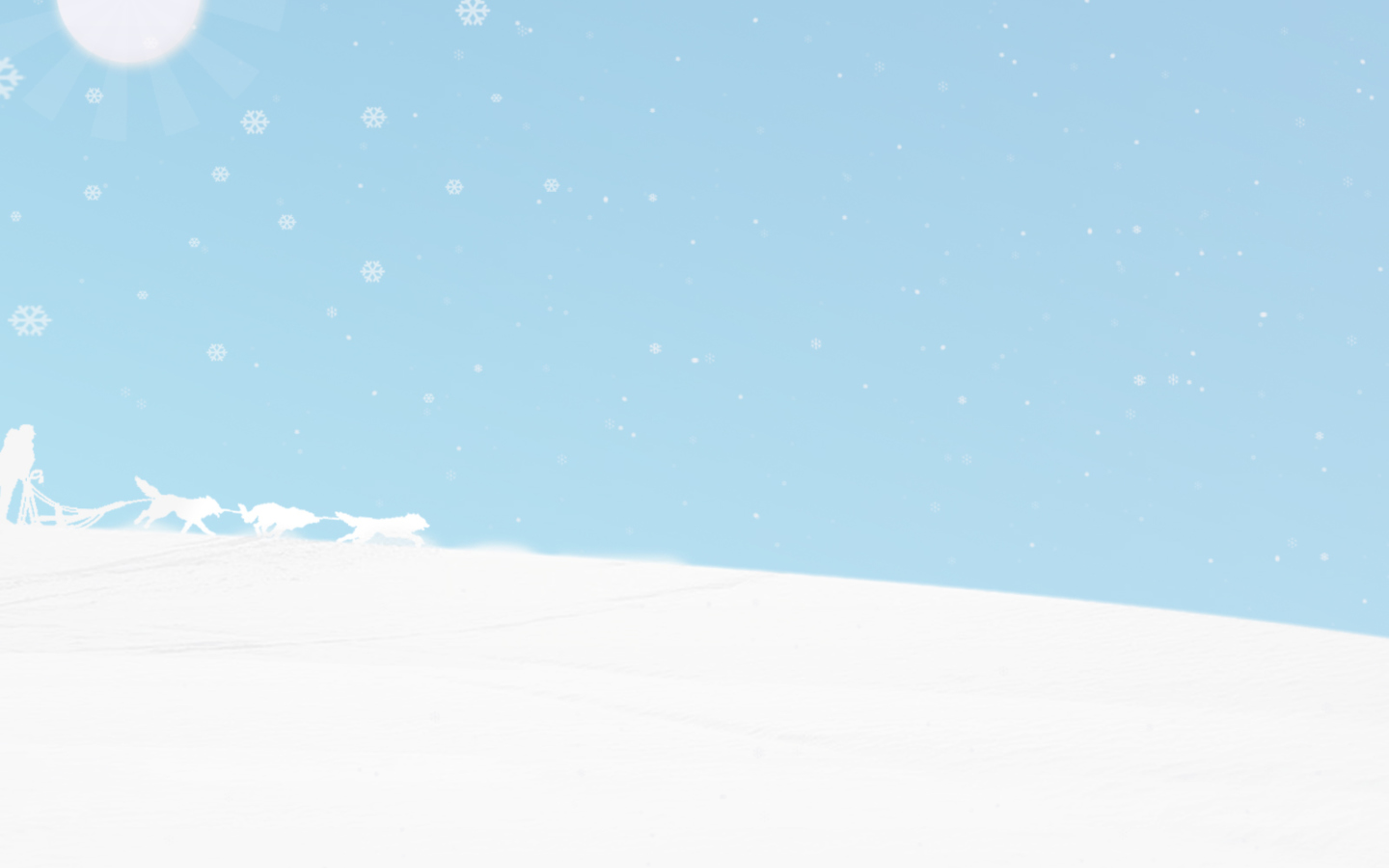 Winter White And Blue screenshot #1 1440x900