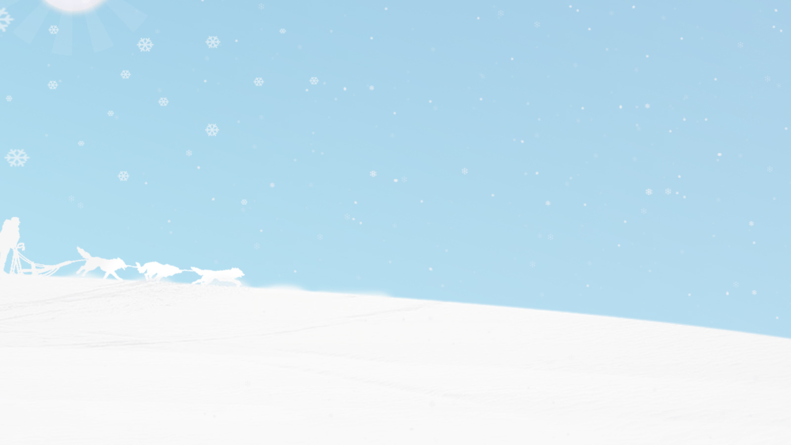 Winter White And Blue wallpaper 1600x900