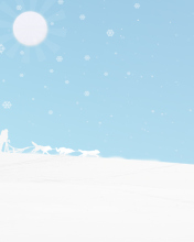 Screenshot №1 pro téma Winter White And Blue 176x220