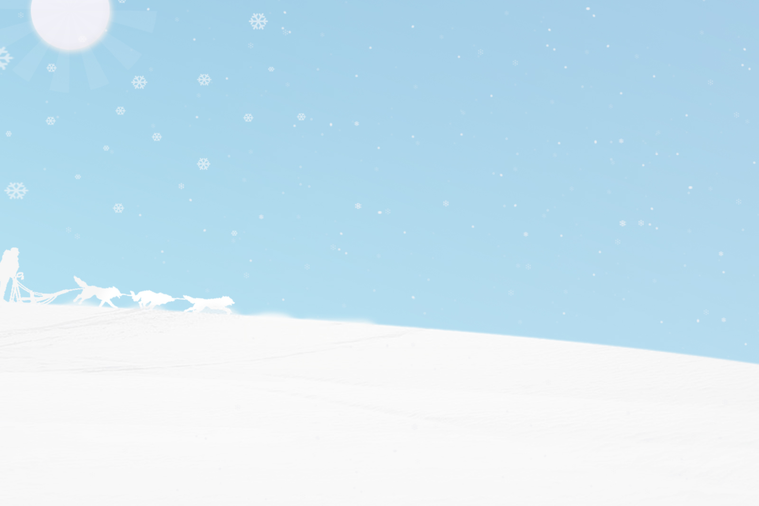 Winter White And Blue screenshot #1 2880x1920