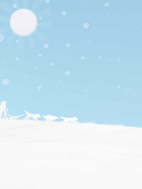 Winter White And Blue screenshot #1 480x640
