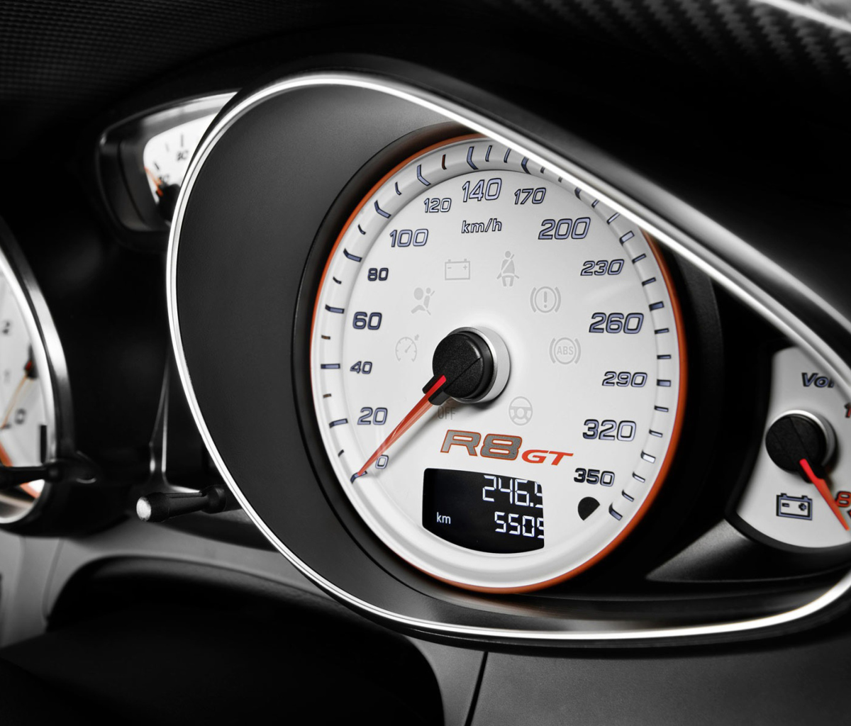 Audi R8 Gt Speedometer wallpaper 1200x1024