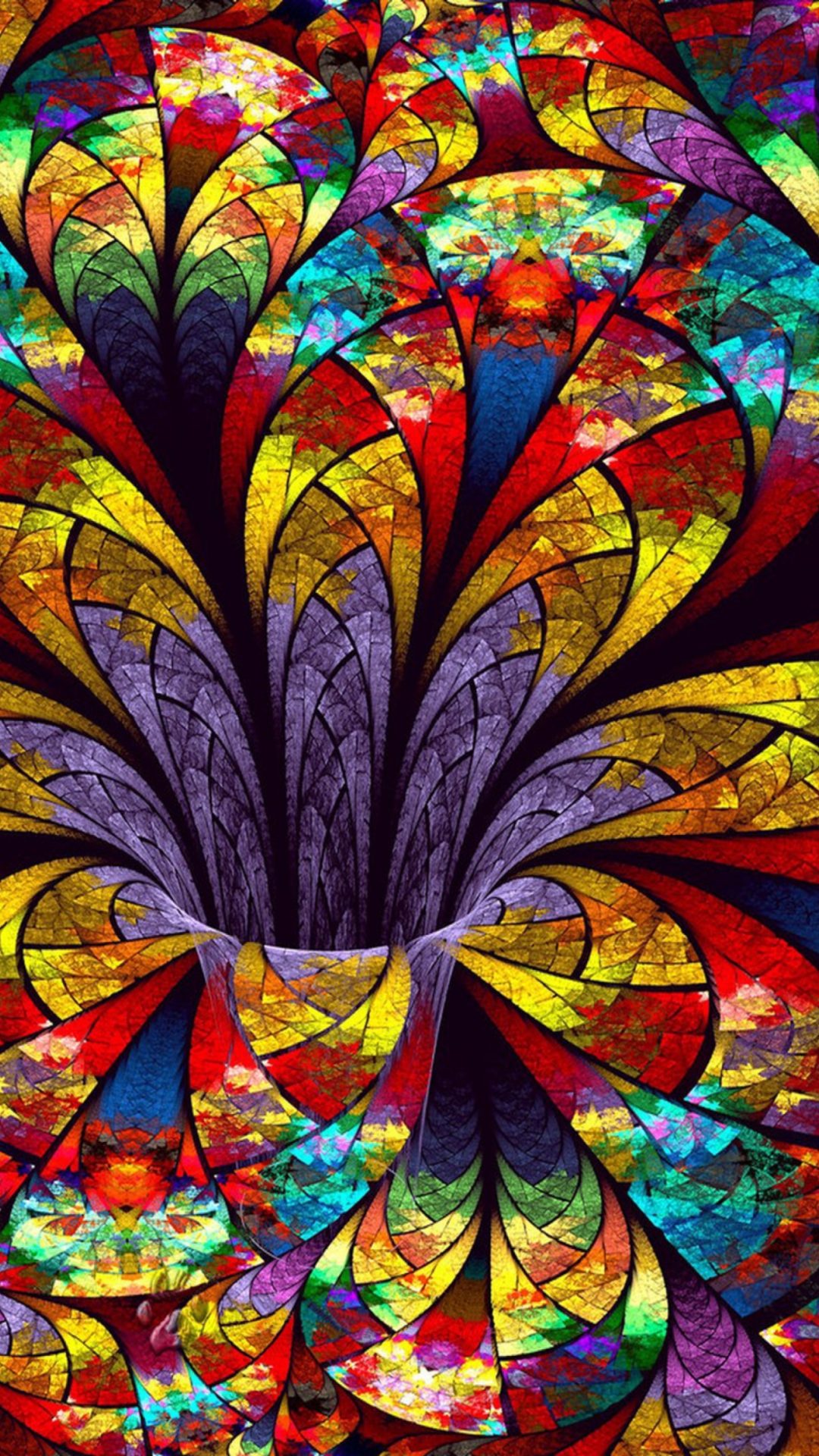 Fractal Flower wallpaper 1080x1920