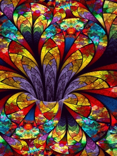 Sfondi Fractal Flower 240x320