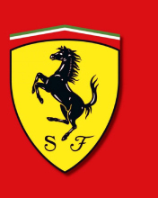 Das Ferrari Emblem Wallpaper 176x220