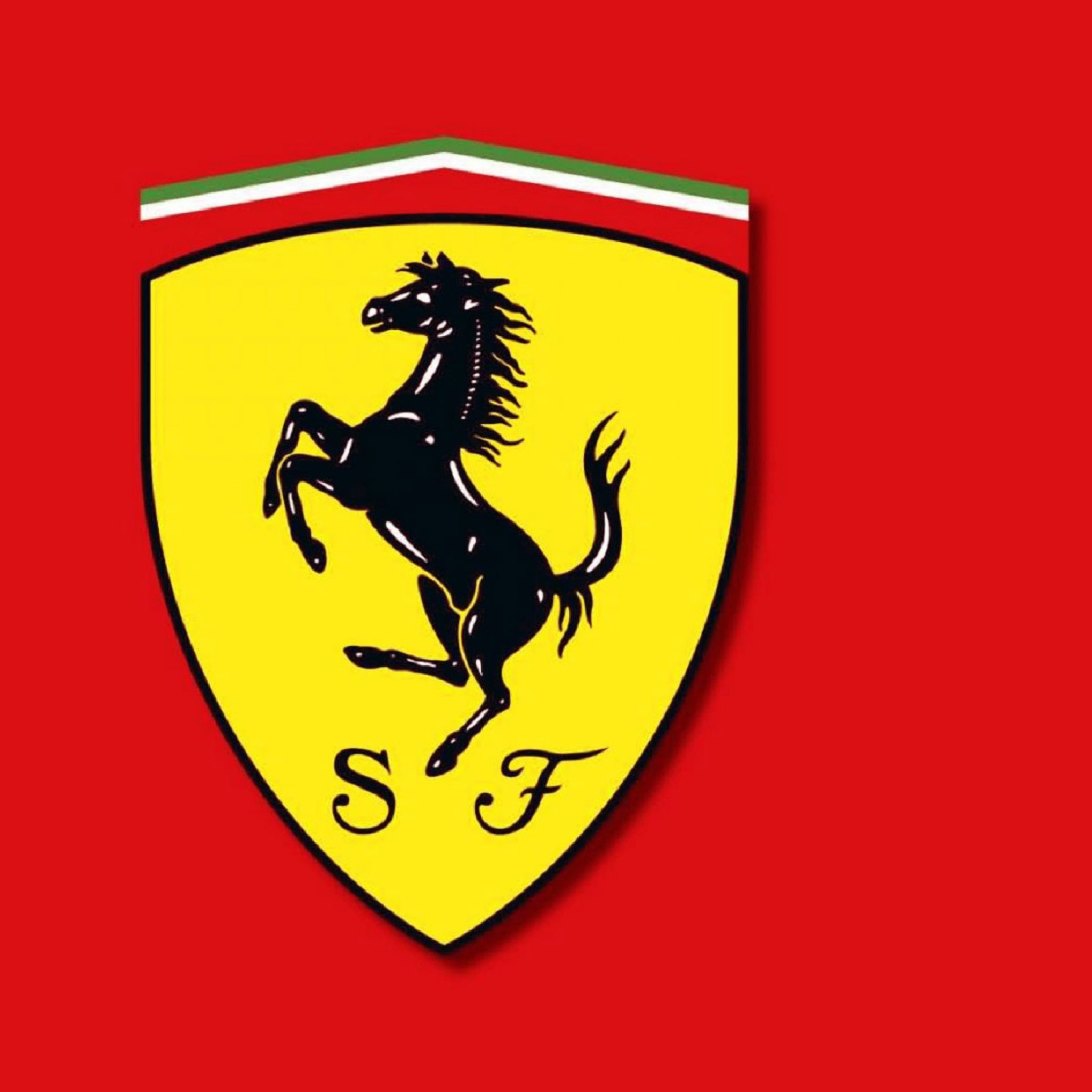 Ferrari Emblem wallpaper 2048x2048