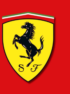 Обои Ferrari Emblem 240x320