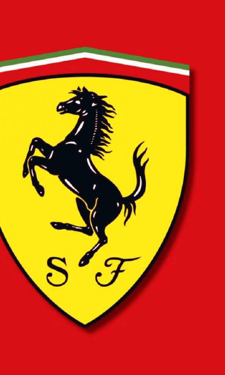 Обои Ferrari Emblem 768x1280