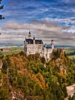 Fondo de pantalla Bavaria Neuschwanstein Castle 240x320