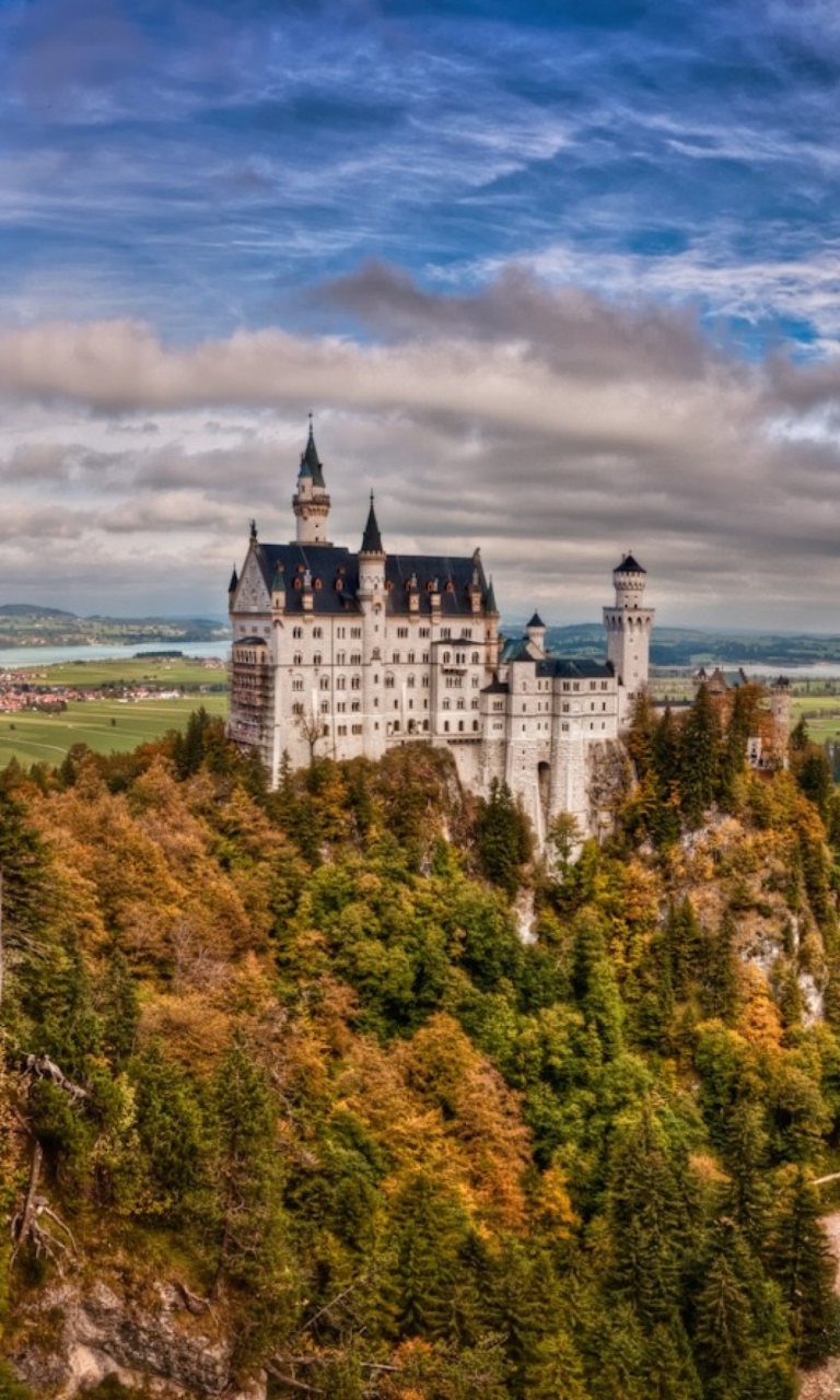 Sfondi Bavaria Neuschwanstein Castle 768x1280