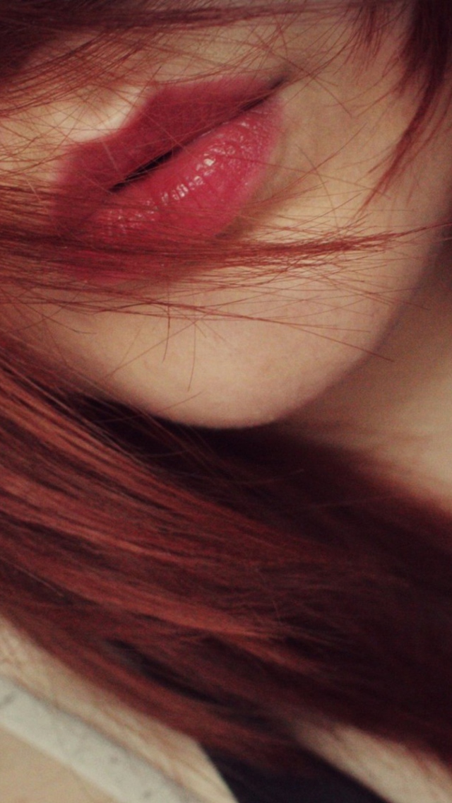 Das Peachy Lips Wallpaper 640x1136