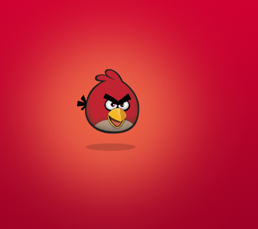 Fondo de pantalla Angry Birds Red 1080x960
