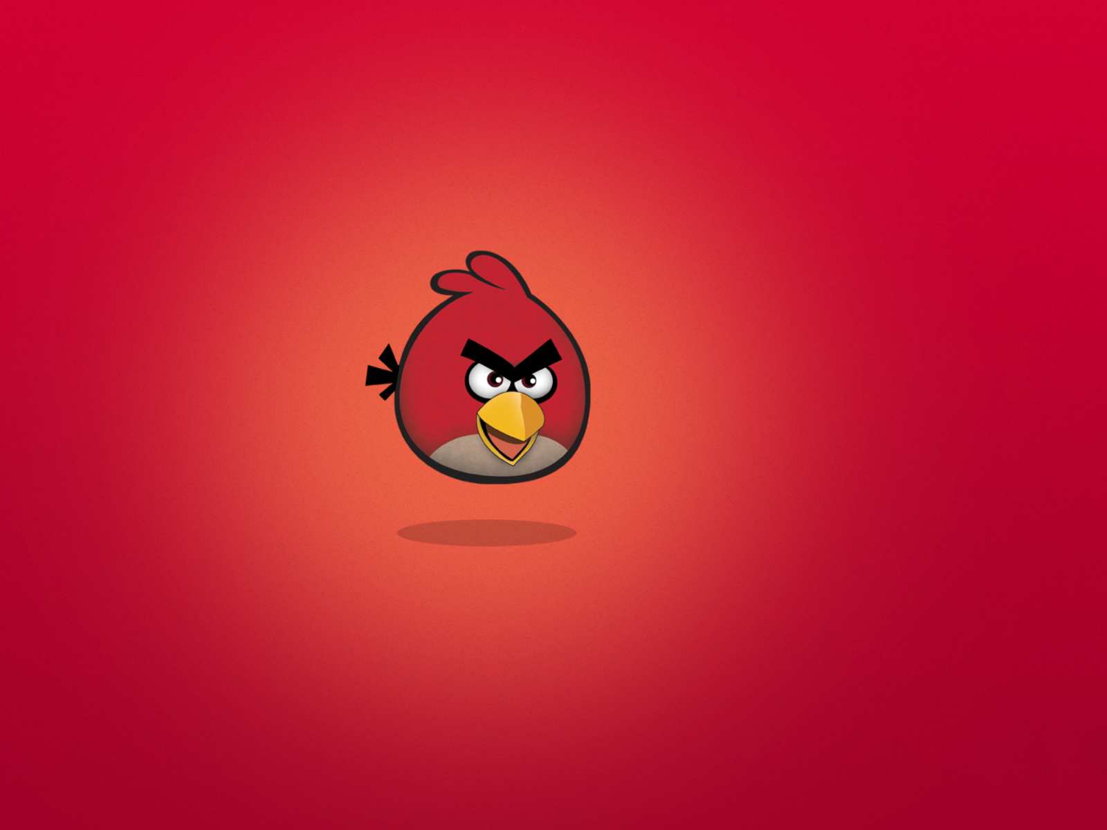 Fondo de pantalla Angry Birds Red 1600x1200