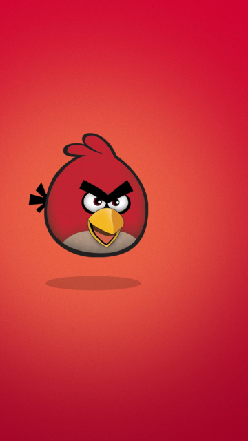 Fondo de pantalla Angry Birds Red 360x640