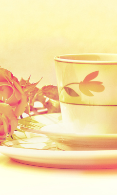 Das Tea And Roses Wallpaper 240x400
