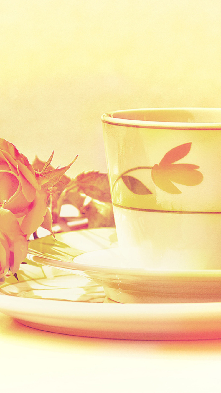 Tea And Roses wallpaper 750x1334