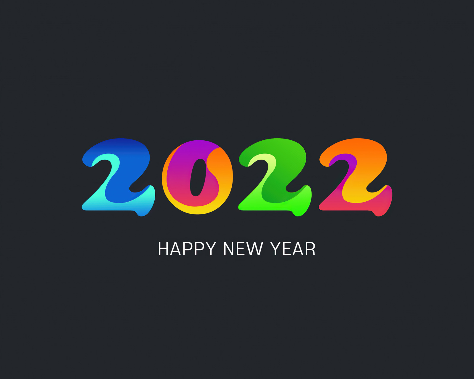 Обои Happy new year 2022 1600x1280