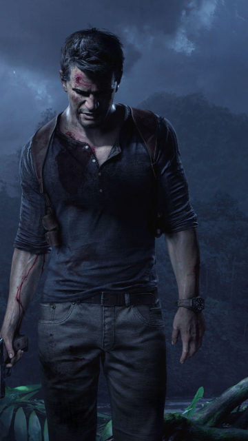 Drake - Uncharted 4 wallpaper 360x640