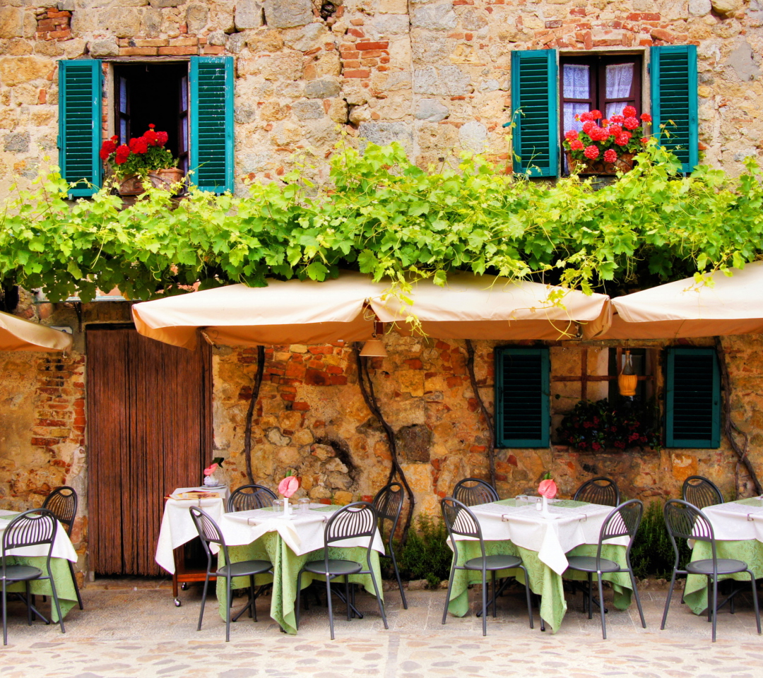 Обои Tavern In Italy 1080x960
