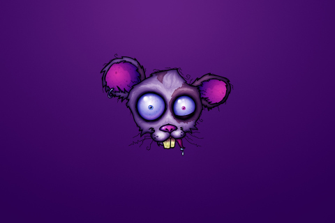 Das Crazy Mouse Wallpaper 480x320