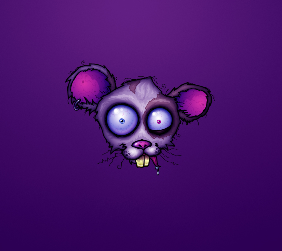 Das Crazy Mouse Wallpaper 960x854
