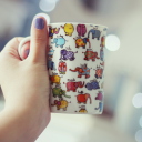 Обои Funny Mug With Elephants 128x128