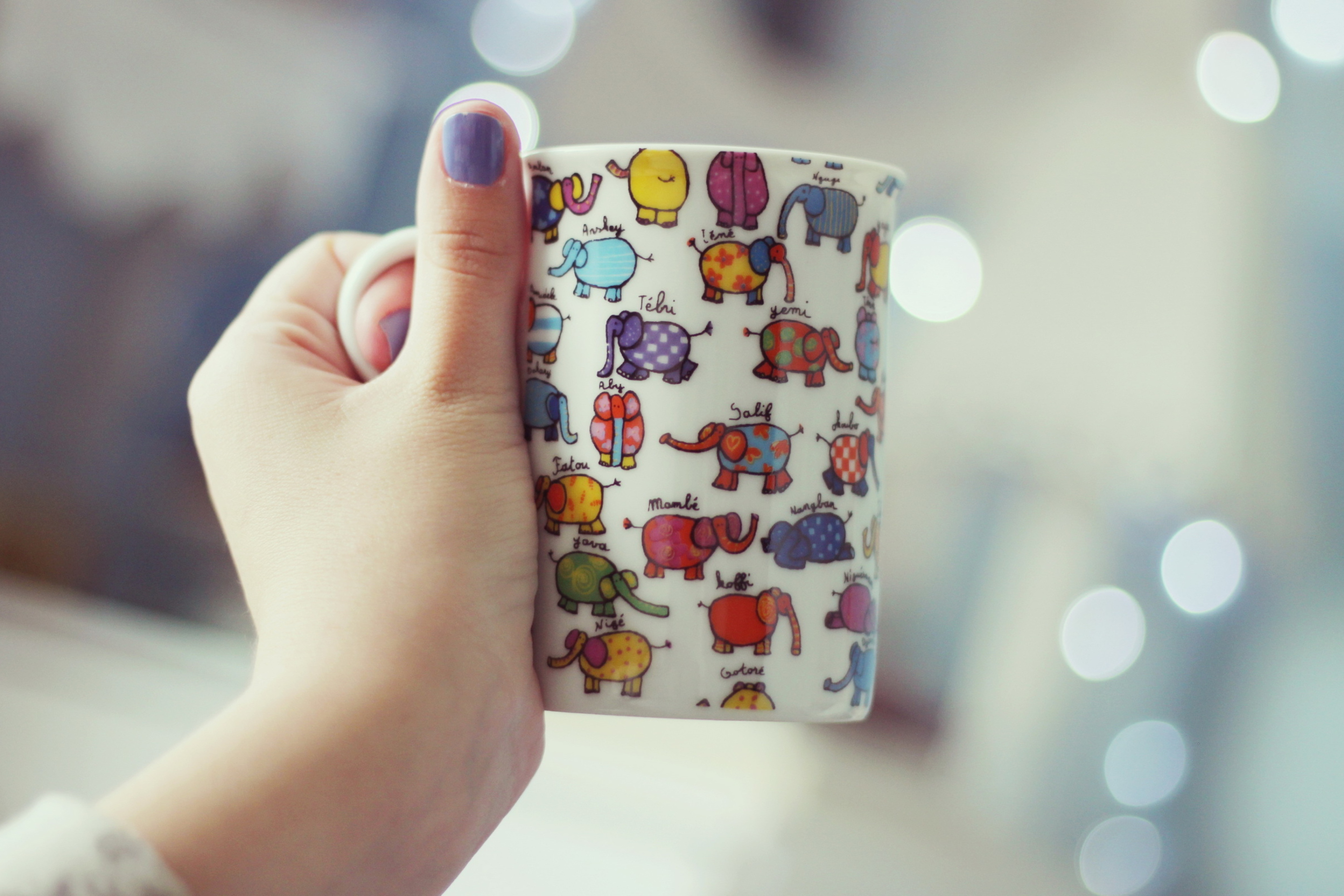 Screenshot №1 pro téma Funny Mug With Elephants 2880x1920