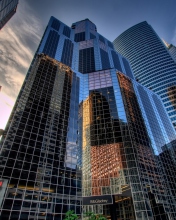 Обои Chicago Skyscrapers 176x220