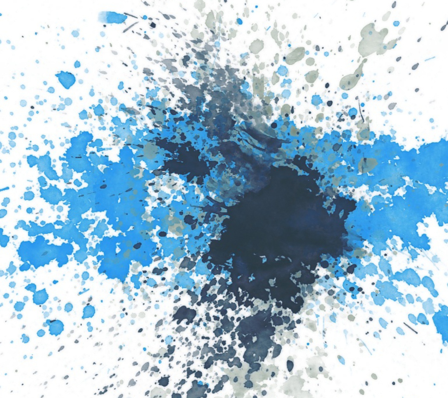 Splashes Of Blue wallpaper 1440x1280