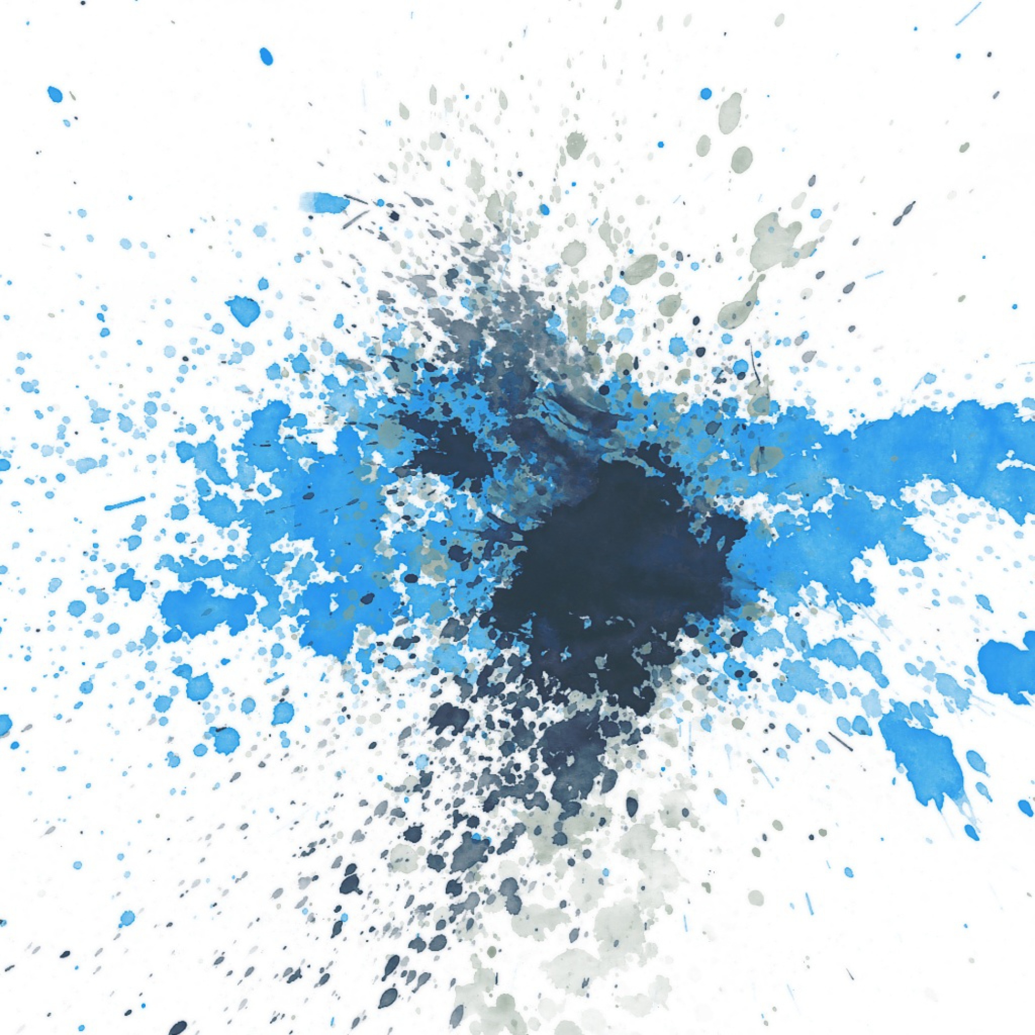 Splashes Of Blue wallpaper 2048x2048
